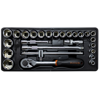 (image for) Fixman Tray 26 Piece 1/2' Drive Sockets And Accessories