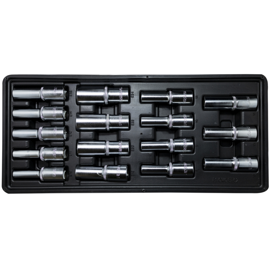 (image for) Fixman 16-pc 1/2' Dr.deep Sockets