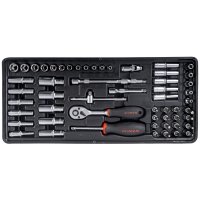 (image for) Fixman Tray 56 Piece 1/4' Drive Sockets And Accessories