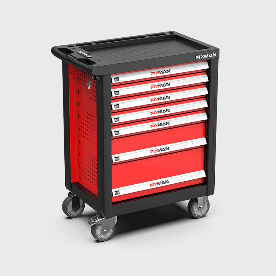 (image for) Fixman F1 Series Empty 7-Drawer Roller Cabinet on Castors 958 x 766 x 465mm FIX F1RP7