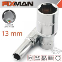 (image for) Fixman 13mm 3/8 Inch Drive Metric Deep Socket