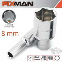 (image for) Fixman 1/2' Dr Deep Socket 8mm