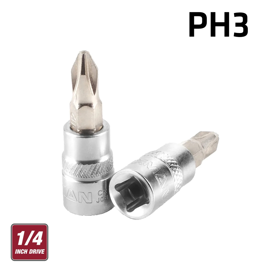 (image for) Fixman 1/4' Dr.bit Socket Ph3 Phillips Screwdriver Bit