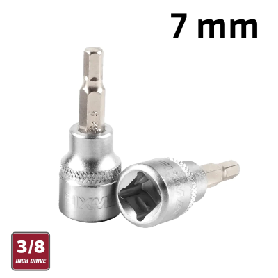 (image for) Fixman 3/8' Dr.bit Socket 7mm Hex Allen H7