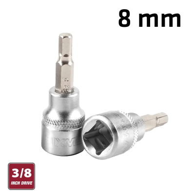 (image for) Fixman 3/8' Dr.bit Socket 8mm Hex Allen H8