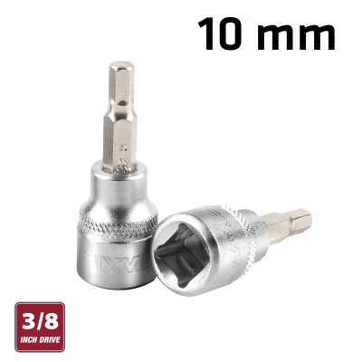 (image for) Fixman 3/8' Dr.bit Socket 10mm Hex Allen H10