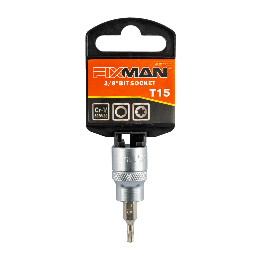 (image for) Fixman 3/8' Dr.bit Socket T15 Torx