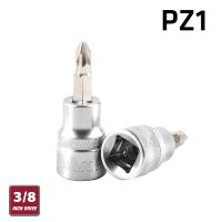 (image for) Fixman 3/8' Dr.bit Socket Pz1 Pozi Screwdriver Bit