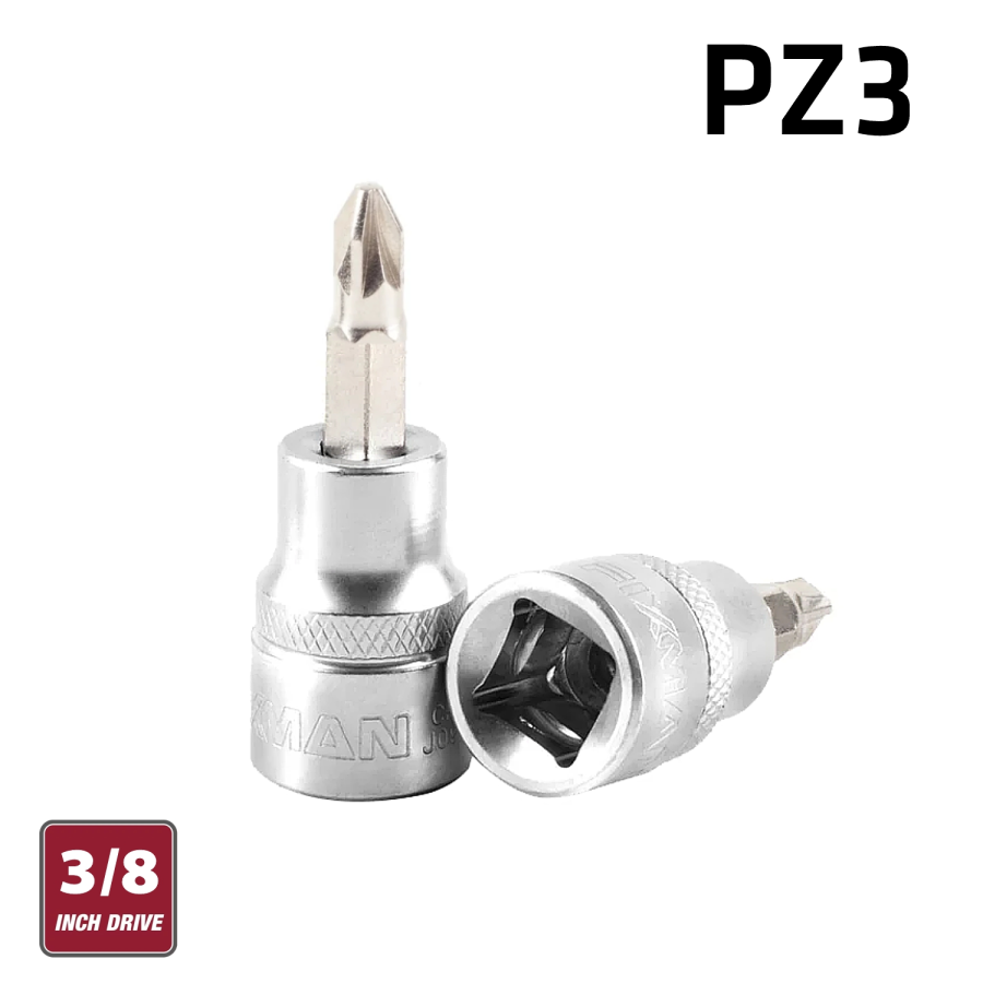 (image for) Fixman 3/8' Dr.bit Socket Pz3 Pozi Screwdriver Bit