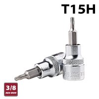 (image for) Fixman 3/8' Dr.bit Socket T15h Torx Security