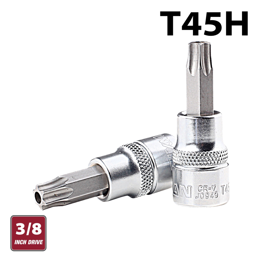 (image for) Fixman 3/8' Dr.bit Socket T45h Torx Security