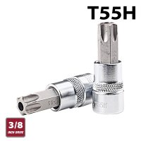 (image for) Fixman 3/8' Dr.bit Socket T55h Torx Security