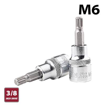 (image for) Fixman 3/8' Dr.bit Spline Socket M6