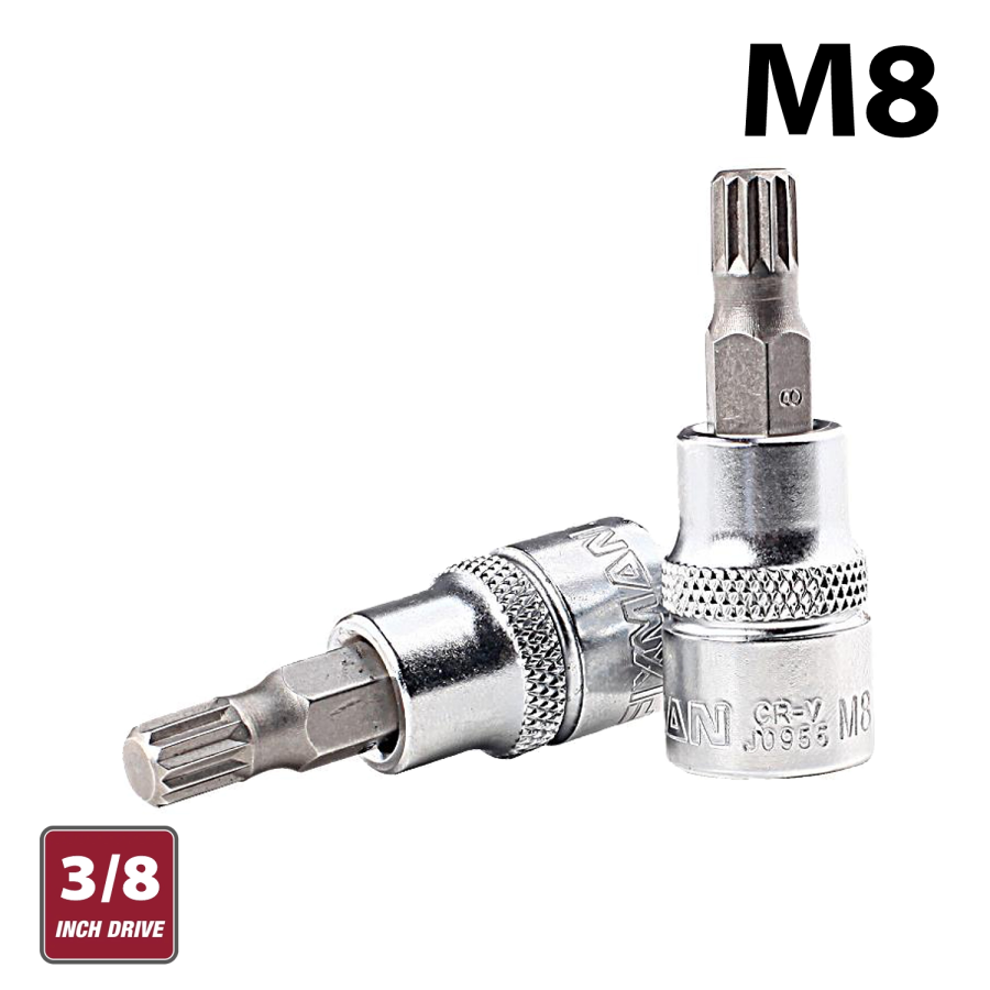 (image for) Fixman 3/8' Dr.bit Spline Socket M8