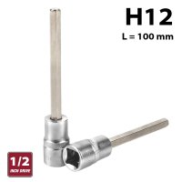 (image for) Fixman 1/2" Dr. 12 Mm X 100mm Hex Allen Bit Socket H12