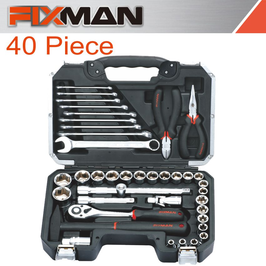 (image for) Fixman Socket Tool Set 40pc 1/2' Drive