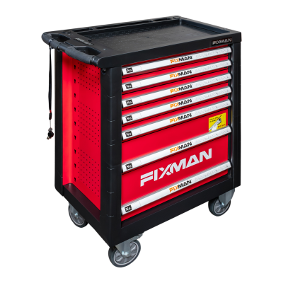 (image for) Fixman Classic Line 7-Drawer Roller Cabinet with 133-Piece Mechanics Tool Set
