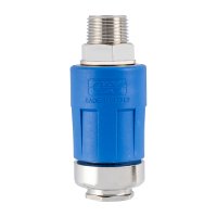(image for) Safety Quick Coupler 3/8 M Two Stage Release