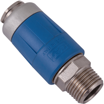 (image for) Safety Quick Coupler 1/2 M Packaged Two Stage Release