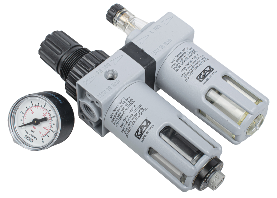 (image for) Filter Regulator Lubricator 1/4' With Auto Drain