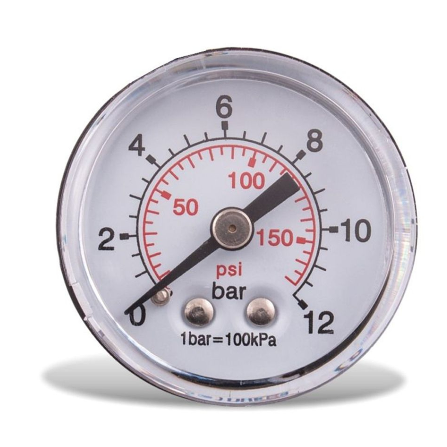 (image for) Pressure Gauge 40mm 1/4' Rear D4014r12