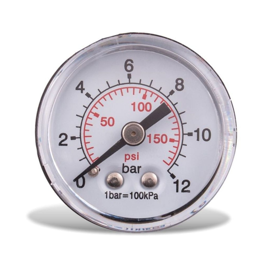 (image for) Pressure Gauge 40mm 1/4' Rear D4014r12 Packaged