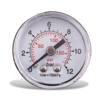 Pressure Gauge 40mm 1/8 Rear Packaged (image for) Pressure Gauge 40mm 1/8 Rear Packaged