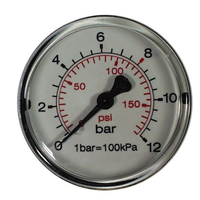 (image for) Pressure Gauge 50mm 1/8 Rear