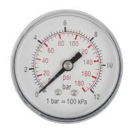 Pressure Gauge 50mm 1/8 Rear Packaged (image for) Pressure Gauge 50mm 1/8 Rear Packaged