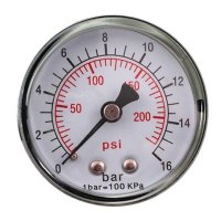 Pressure Gauge 1/4'rear 50mm D5014r16 (image for) Pressure Gauge 1/4'rear 50mm D5014r16