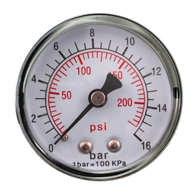(image for) Pressure Gauge 1/4'rear 50mm D5014r16 Packaged