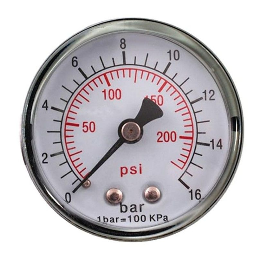 (image for) Pressure Gauge 1/4'rear 50mm D5014r16 Packaged