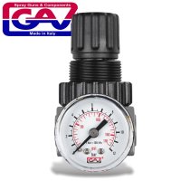 GAV R180 Inline 1/4' Piston Pressure Regulator (image for) GAV R180 Inline 1/4' Piston Pressure Regulator