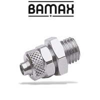 (image for) GAV RC3010-06 Straight Conical 1/4' M Push-In Fitting for 6mm Hose