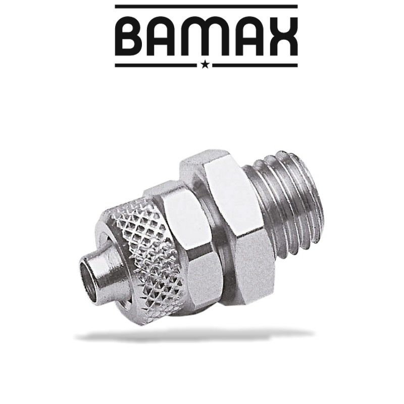 (image for) GAV RC3010-06 Straight Conical 1/4' M Push-In Fitting for 6mm Hose