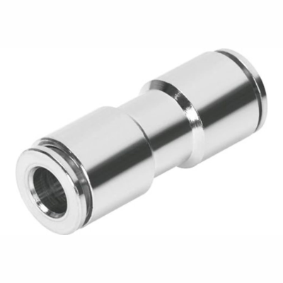 (image for) GAV RM6030-3 PU Nickel Plated Straight Connector 6mm