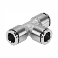 (image for) GAV RM6042-3 PU Nickel Plated T-Connector 6mm
