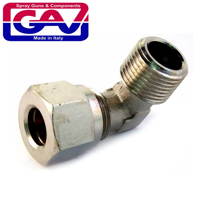 (image for) GAV RO6069-8 Conical Male Elbow 10mm x 3/8'
