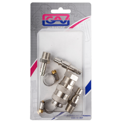 (image for) GAV UNI-6AR 6-Piece Quick Coupler Set
