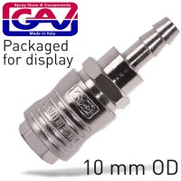 (image for) GAV112C-3P Quick Coupler 10mm Euroline Hose Packaged