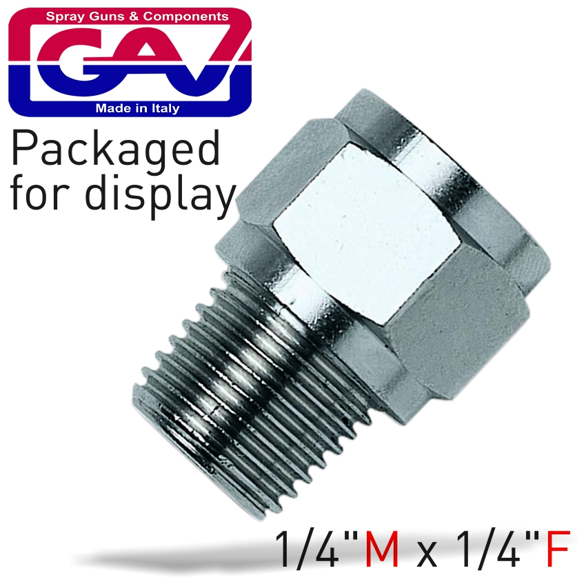 (image for) Taper Reducer Bush 1/4 X 1/4 M/f Packaged