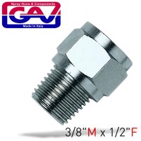 Taper Reducer Bush 3/8 X 1/2 M/f (image for) Taper Reducer Bush 3/8 X 1/2 M/f