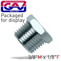 (image for) Taper Reducer Bush 3/8 X 1/8 M/f Packaged