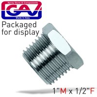 (image for) Taper Reducer Bush 1 M X1/2 F Packaged
