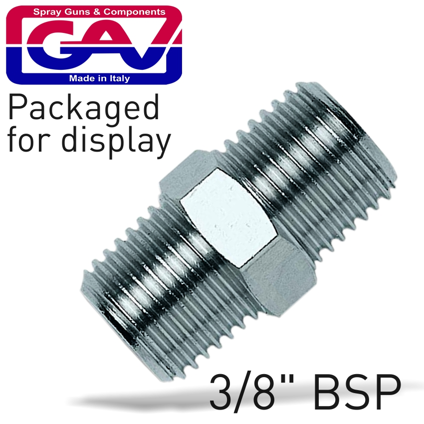 (image for) Taper Nipple 3/8 X 3/8 M/m Packaged