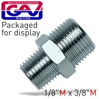 (image for) Taper Reducer Nipple 1/8 X 3/8 M/m Packaged
