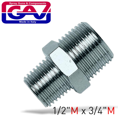 (image for) Taper Reducer Nipple 1/2'x3/4'm/m