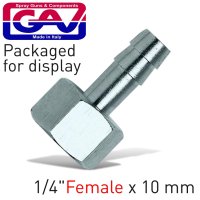 (image for) Hose Adaptor 1/4f X 10mm Packaged