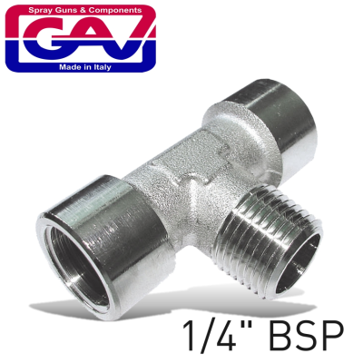 (image for) T Connector 1/4' Fmf