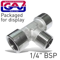 (image for) T Connector 1/4'fmf Packaged